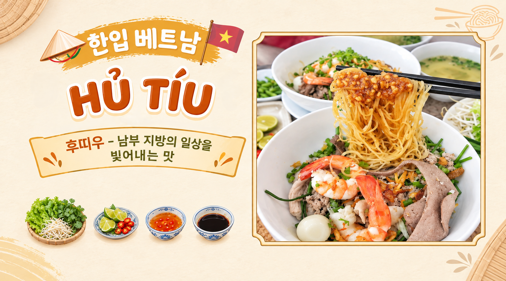 <<'한 입' 베트남>> 17회: 후띠우(Hủ Tíu) – 남부 지방의 일상을 빚어내는 맛